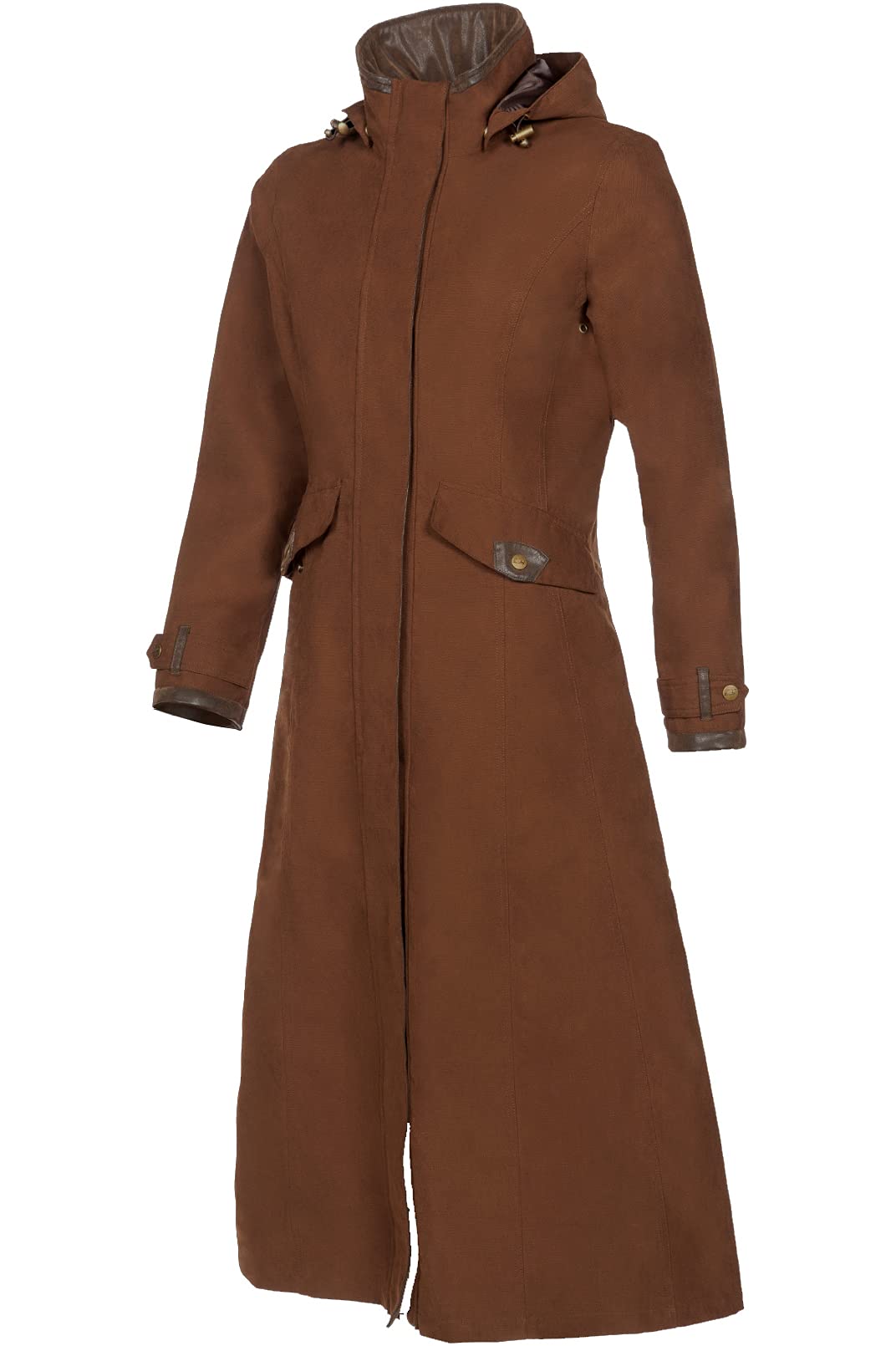 Baleno Kensington Long Coat Brown Waterproof Sprayproof