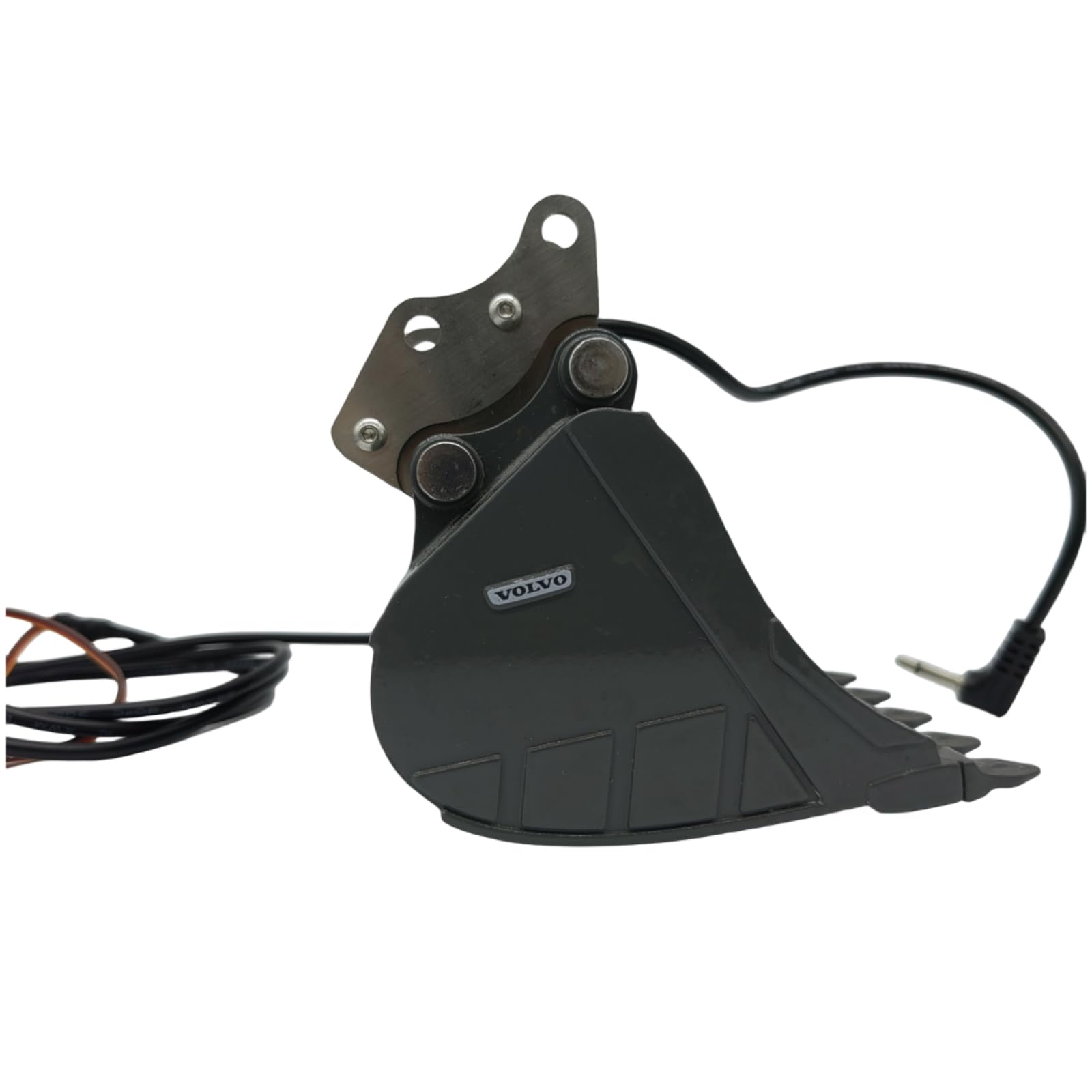 Levigo RC Hydraulikbagger Edelstahl Automatischer Eimer Schnellwechsler für Double Eagle E111/E010/EC160, RC Upgrade Bagger Quick-Connect Eimerwechsler