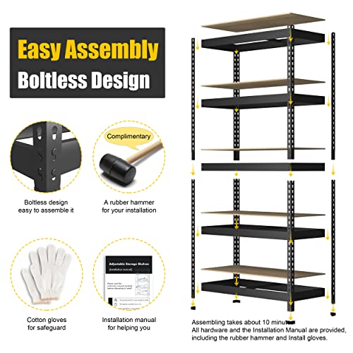Save $20 on PrimeZone Heavy Duty 5-Tier Adjustable Storage Shelves - Image 4