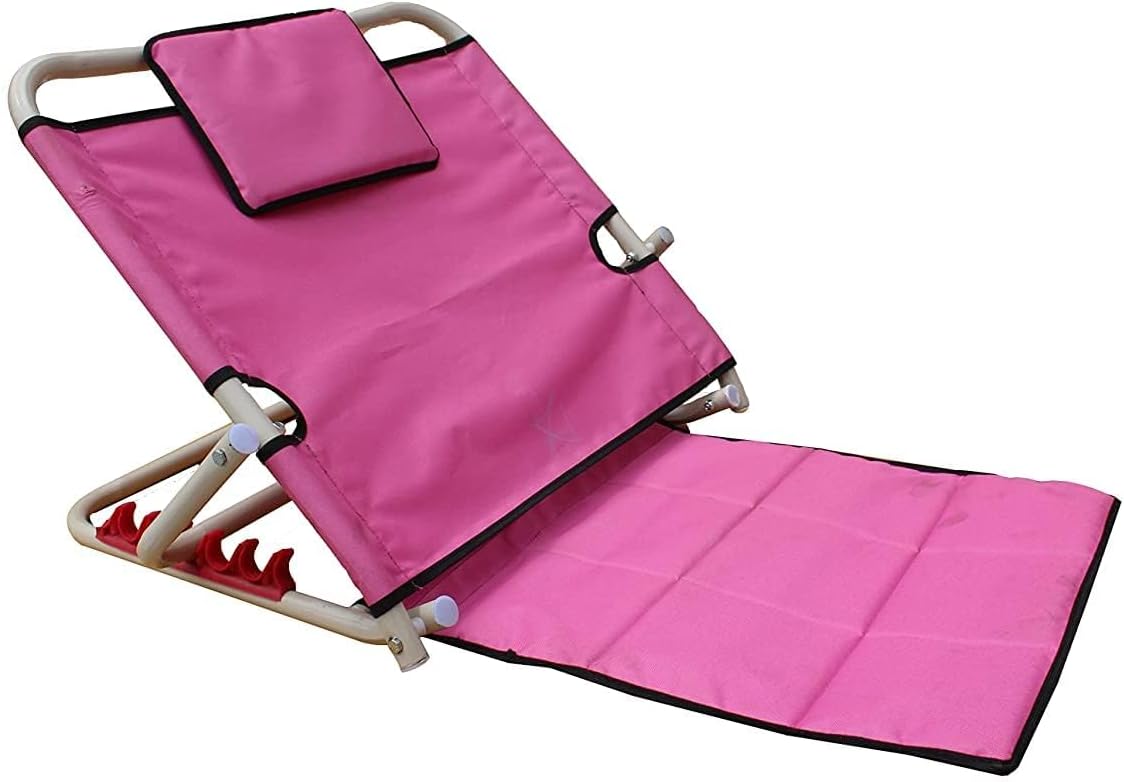 Adjustable Multi Function Fabric Hospital Back Rest for Post-Surgery Use on Bed or Floor (Brown)