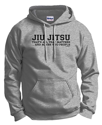 Plus Size Jiu Jitsu Gift Jiu Jitsu That's All That Matters Maybe Two People Hoodie Sweatshirt 2XL Ash
