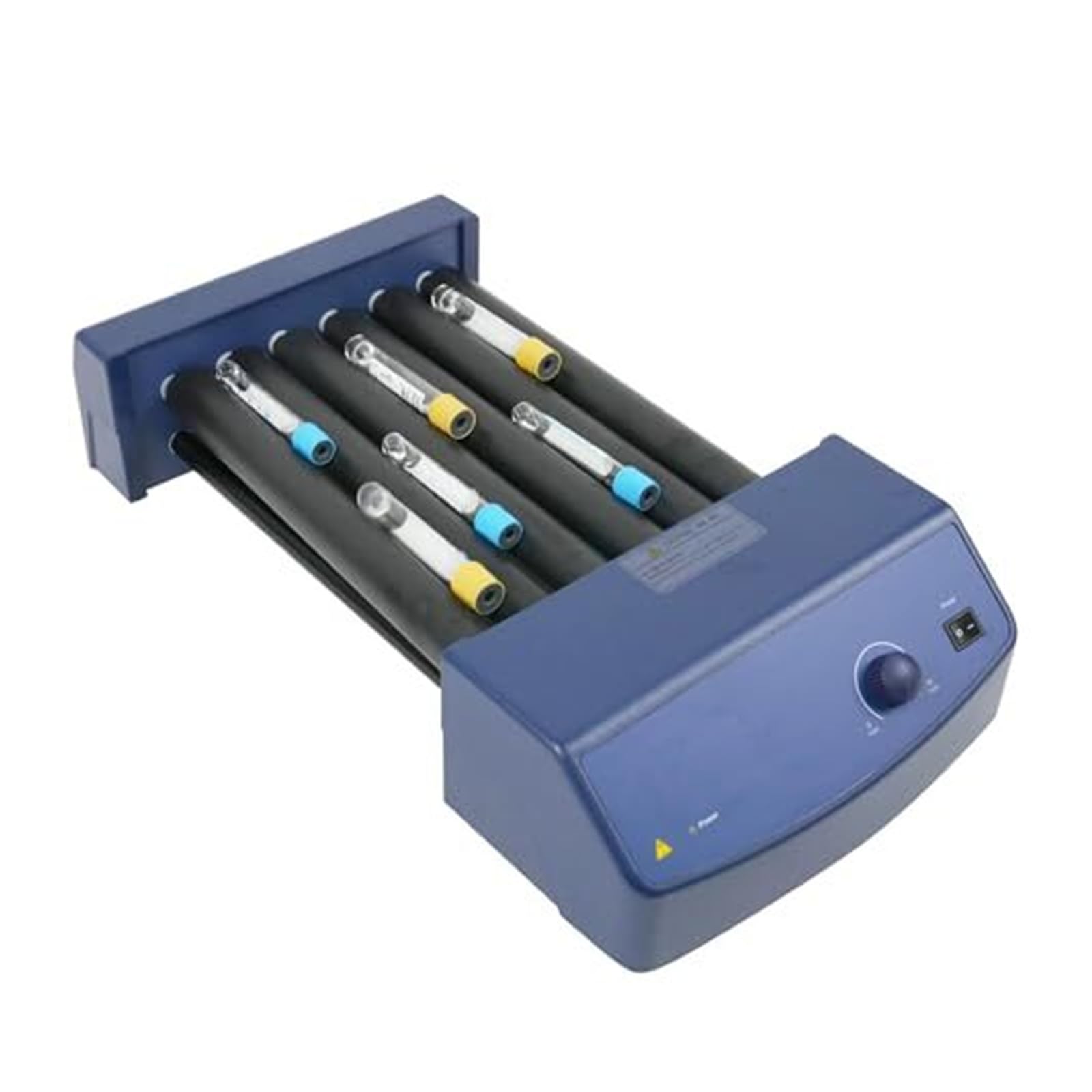 Laboratory Tube Mixer with 0 70 RPM DC Motor for Rocking and Rolling Test Samples, 24mm Amplitude