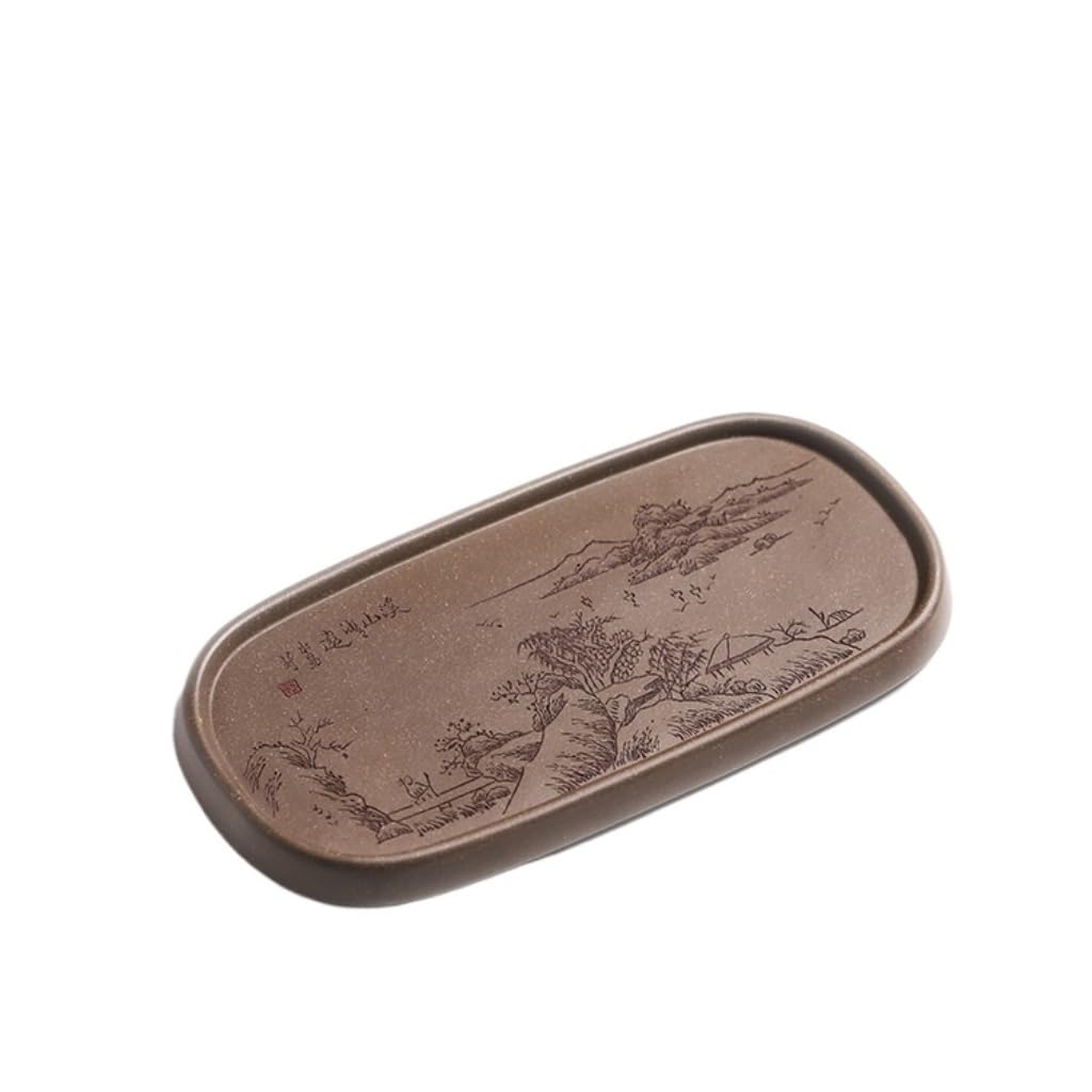 GTHTUHFD Kung Fu Tea Tray Purple Sand Tea Ceremony Accessories Kung Fu Tea Set Tea Tray Chinese Tea Tray Home Storage Tray Tea Room Tray