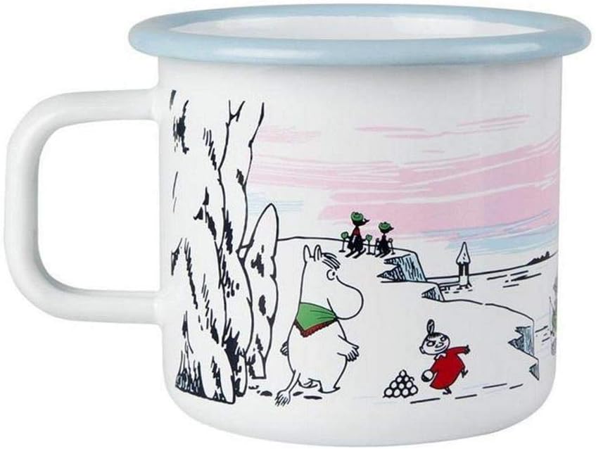 MUURLA Moomin Enamel Winter Time Mug 3,7dl