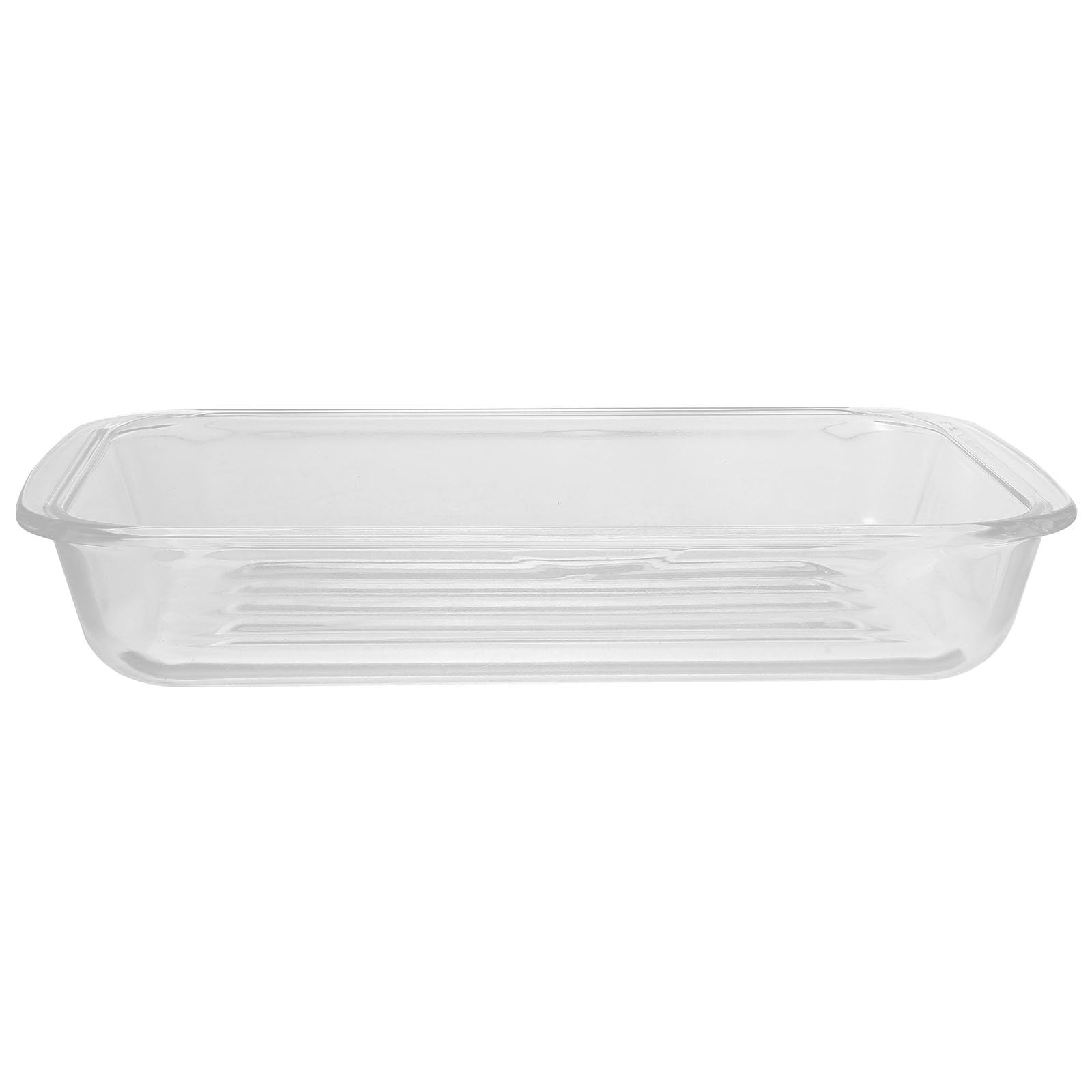 VALICLUD Plat à Four en Verre Trempé Transparent 1,5 L Grosse Capacité Résistant Haute Température pour Micro-ondes et Four Plat Ovale Multifonction la Cuisine Maison Cuisson Fromage Pâtes