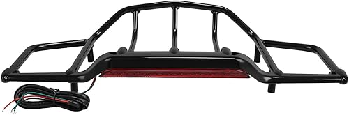 Miniatura 8 de TCMT Estante de equipaje para maletero con LED color negro para Harley Road King Road Glide Street Glide Electra Glide Ultra Limited 1993-2013