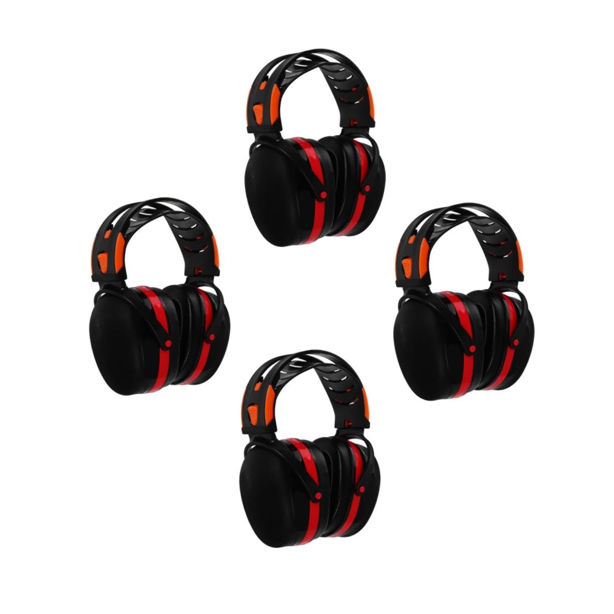 Operitacx 4 Piezas orejeras insonorizadas protector de orejas auriculares con cancelación de sonido protección auditiva de seguridad protección para los oídos el plastico
