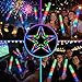 SHQDD 72PCS Foam Glow Sticks Bulk, Light Up in the Dark Party Supplies with 3 Colorful Flashing Modes, Glow Party Pack for Wedding, Birthday, Raves, Concert, New Year, Carnival, Halloween, Christmas