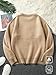 SHENHE Men's Oversized Crew Neck Cute Bear Sweater Vintage Unisex Preppy Graphic Sweater Jumper Khaki Small