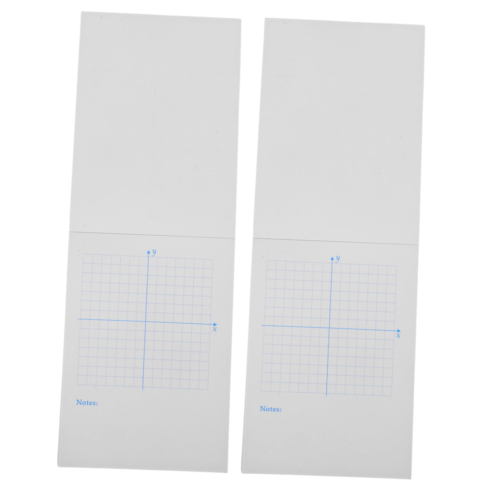 DOITOOL 4 Stück XY -Achsen -Übungsbuch Mathe-Zeichenpapiere -Millimeterpapier Mathe-Millimeterpapier Grafikpapier Papier zum Mathe-Zeichnen Notizblock aus Millimeterpapier Weiß