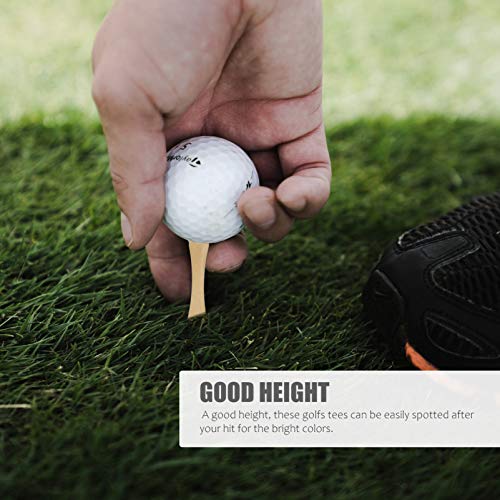 BESPORTBLE 35 Peças de Tees de Golfe de Plástico Tees de Golfe a Granel de Tee Profissional Acessóri