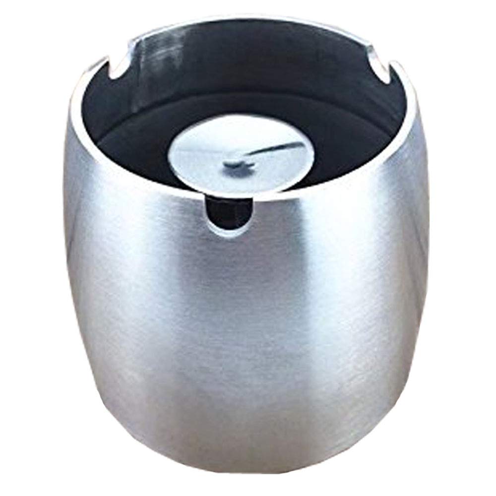FBSHOP(TM) Stainless Steel Ashtray, Windproof Cigar Ashtray, Unbreakable Smokeless Ash Holder
