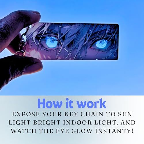 ZYNKAI Anime Glowing Eyes Keychain Sataru1 - Image 5