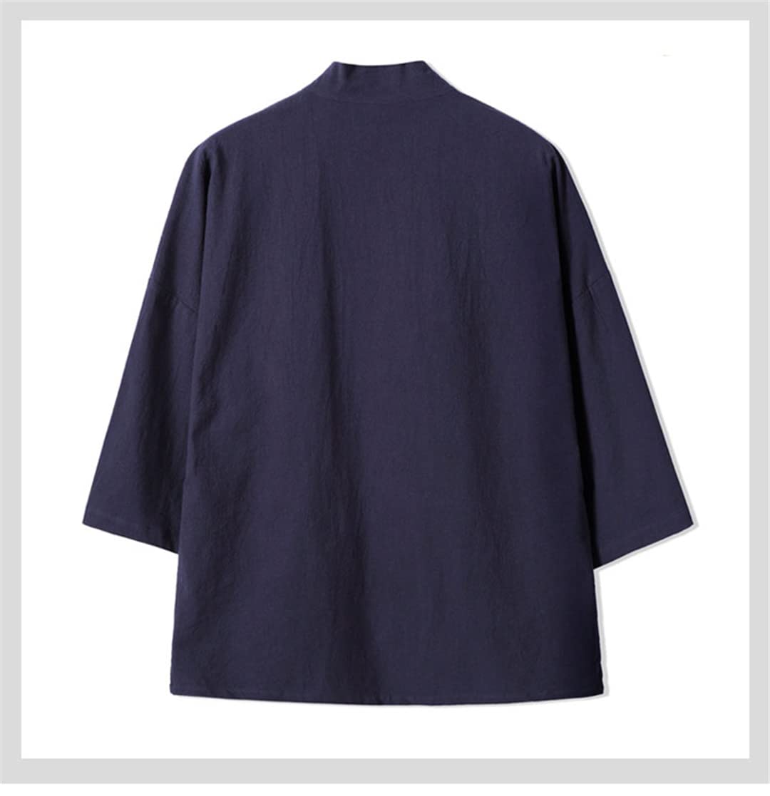 Haft żuraw Haori kimono Harajuku japoński styl plus size męski kostium yukata azjatyckie ubrania kardigan damska kurtka winna czerwona 4XL 86 do 91 kg