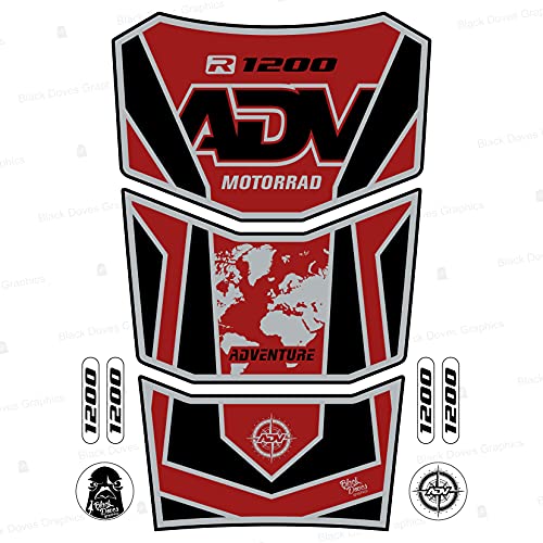 Protection réservoir résine haut de gamme R1200 GS ADVENTURE finition TANK PAD ADV 003-4