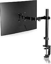 Monitor Arm, PC Monitor Arm, Multi-Axis LCD Display Arm, VESA 3.0 x 3.9 inches (75 x 75 / 100 x 100 mm), Compatible with Monitors within 17 to 27 inches (10 kg)