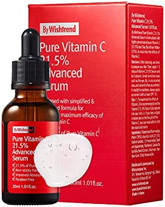 [By Wishtrend] Pure Vitamin C21.5% Advanced Serum 30ml, Clear and Healthier Skin, Korean vitamin c serum
