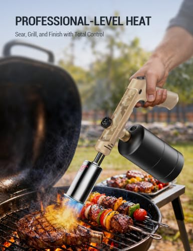 ThermoMaven Propane Torch Gun, One-Touch Max Fire Flame Thrower - image 2