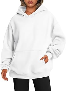 EFAN Womens Hoodies Oversized Sweatshirts Pullover Fleece Sweaters Long Sleeve Winter Fall Outfits Fashion Y2k Clothes