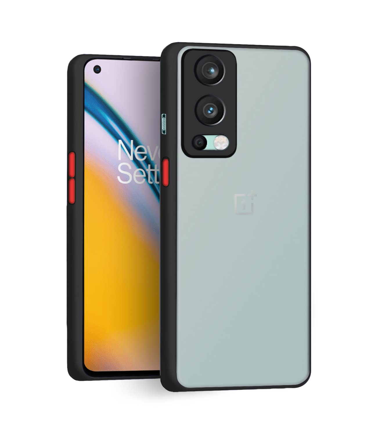 CEDO OnePlus Nord 2 (5G) / Nord 2 (5G) Pac-Man Edition (2021) Smoke Cover Back Case | Camera Bump Protection Frosted Matte | 360 Degree Shockproof Rubberized Anti-Drop Slim Hard Backcover (Black) (B09DTB4NRK) Amazon Price History, Amazon Price Tracker