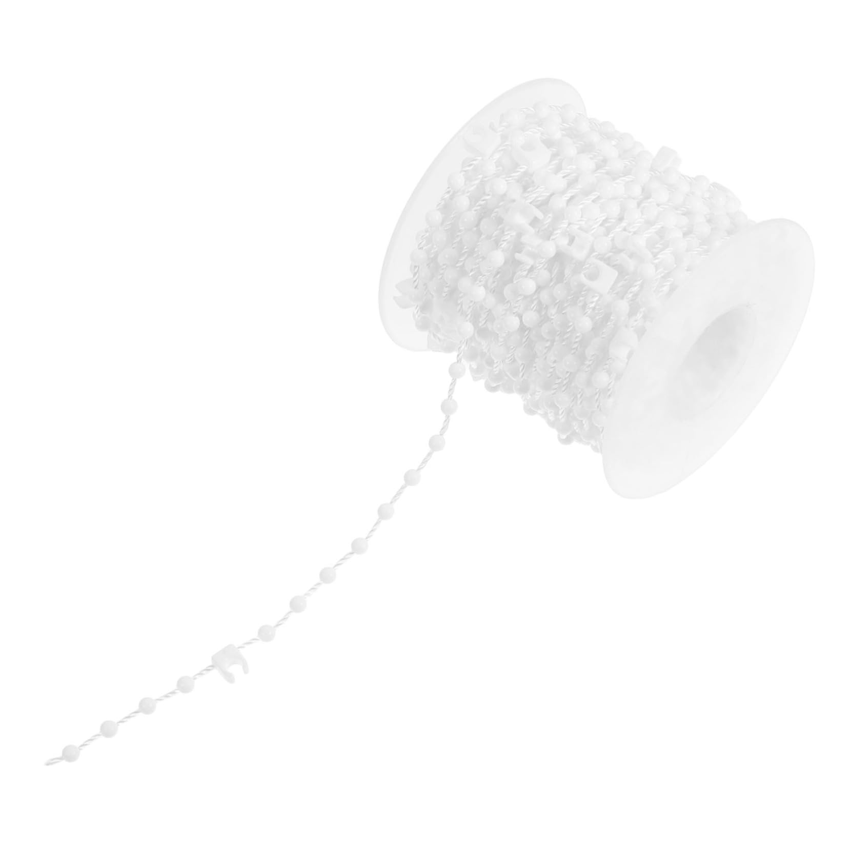 GOOHOCHY Vertical Blind Bottom Chain Replacement 10m Beaded Chain Cord PVC Bead Chain for Shades Quick Fix