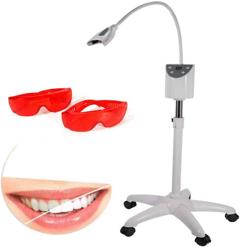 CNCEST Mobile Digital Display Teeth Bleaching Whitening Machine Touch Screen Professional Bleaching Accelerator LED Light Lamp MD666