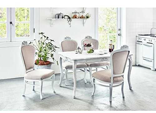 椅子 チェア アンティーク調 ダイニングチェア 猫脚 猫足 ホワイト 木製 椅子 チェア アンティーク調 ダイニングチェア 猫脚 猫足