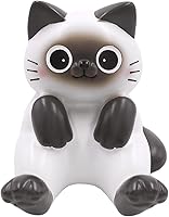 Vista 16 de Bolley Joss Soporte para teléfono celular de escritorio, aguas termales, con lindo gato relajado para oficina, manos libres, ornamento para el hogar