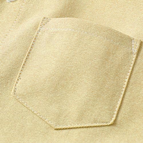 Toddler Boys Button Up Dress Shirt Kids Long Sleeve Cotton T-Shirt Soft Trendy Blouses Simple Tops Tees3