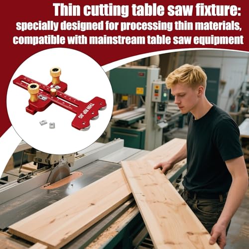 薄切りガイド | バンドソー用 細幅ガイド,テーブルソー アクセサリー 木工用切削ツール 高精度・安全・効率化を実現