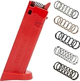 TTRIGGER Glock Dry Fire Training 9mm, 40, 357, 22, 45 Compatible Dry Fire Magazine with Spring Kit Dry Shooting Practice with Audible & Tactile Simulation Safe for Home Practice Magazine Uses No Ammo