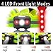 rnairni Lighting LED Reflective Vest Running Light Set, Adjustable Safety Vest, Gear Armbands, Belt Bag with Earphone Hole for Night Running, Motorcycle, Walking, Cycling and Dog Walking Sports