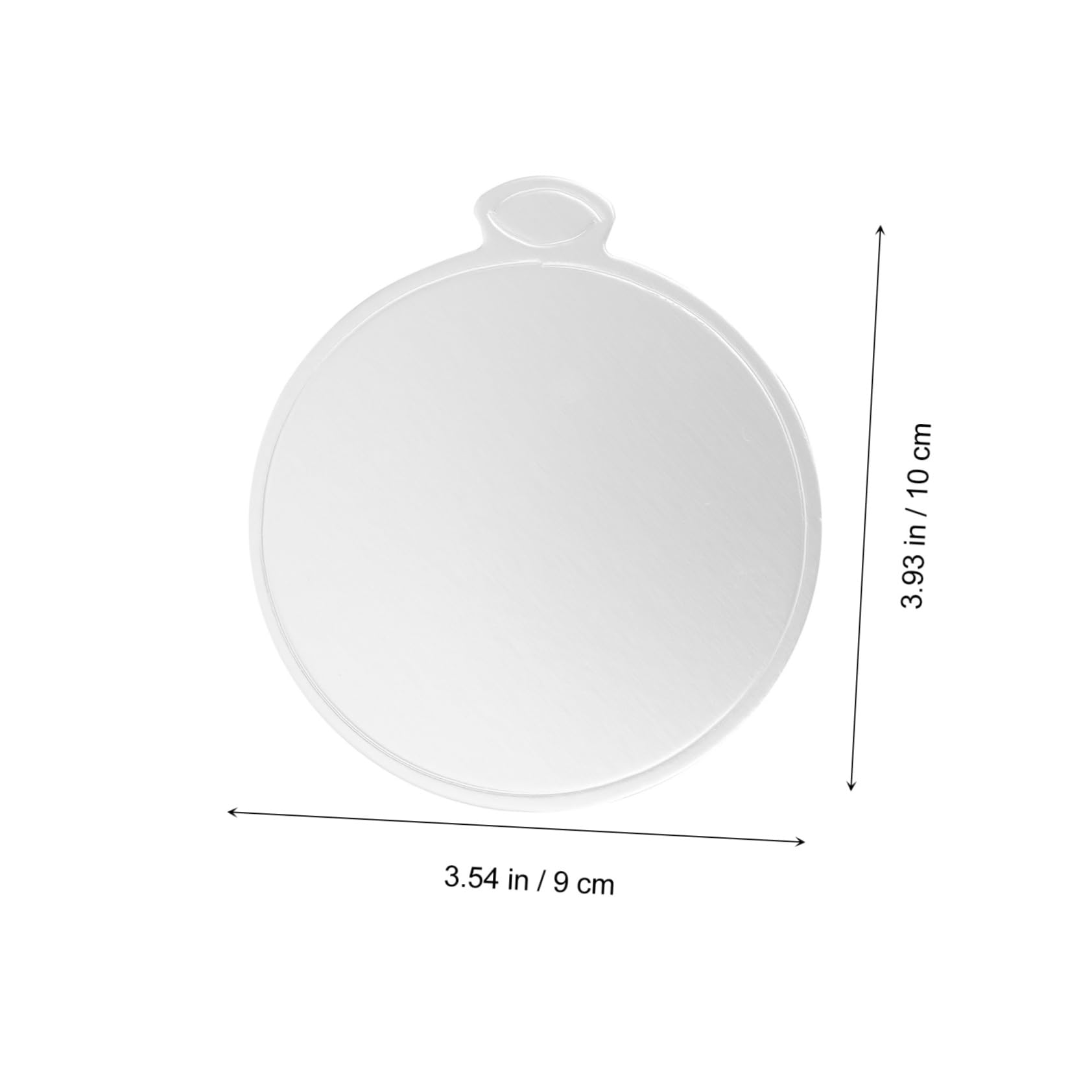 Alipis Elegant Silver Cake Liners 100pcs Paper Cake Boards Baking Supplies for Occasion