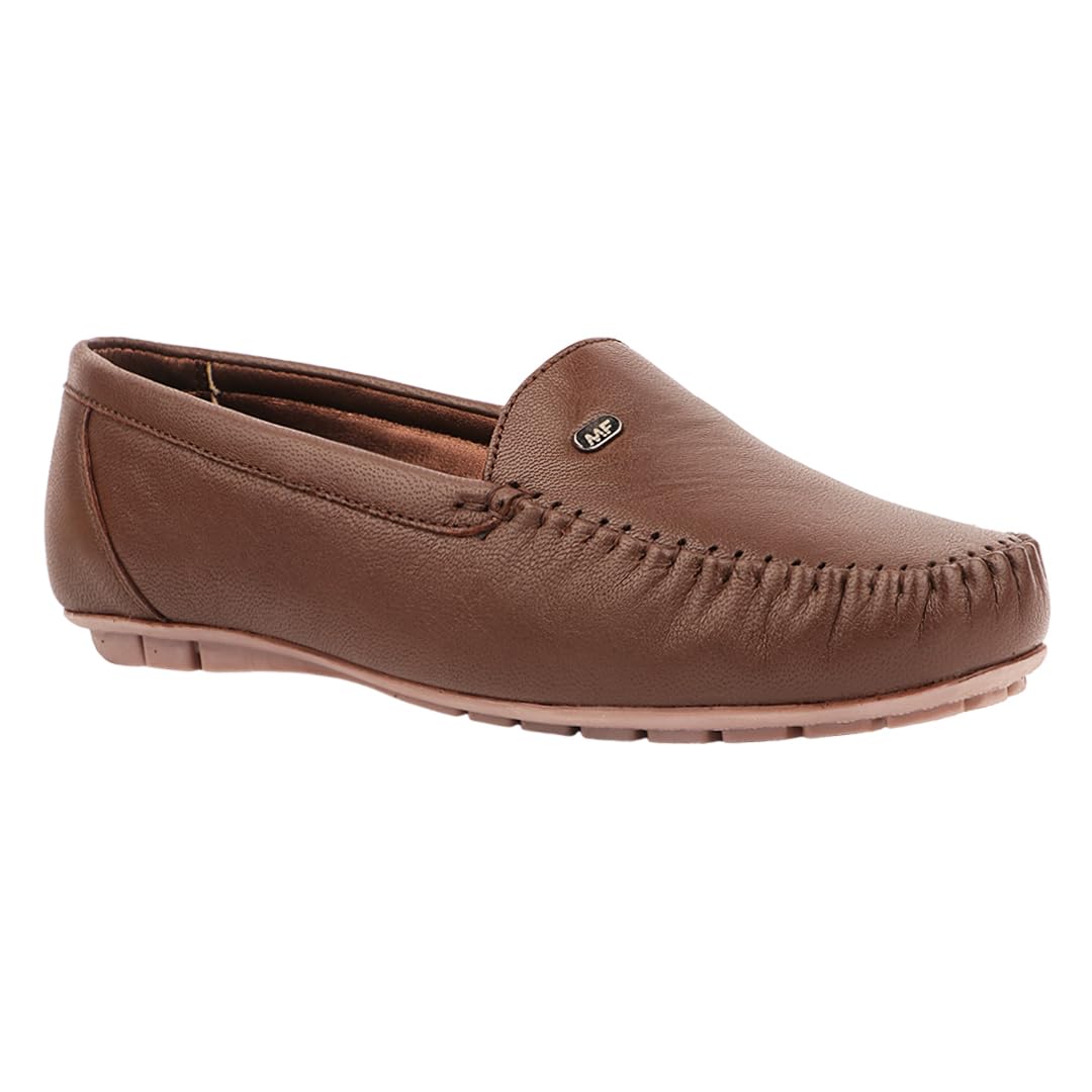 medifeet Women's Pointed Toe Loafers (Brown, UK Footwear Size System, Adult, Women, Numeric, Narrow, 8)-picture-31