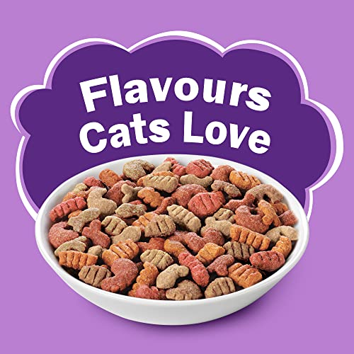 Image of Purina Friskies Purina FRISKIES Surfin' Favourites Adult Cat Food, Mackerel Tuna Salmon & Sardine Flavours, 450g Pack, 450 g