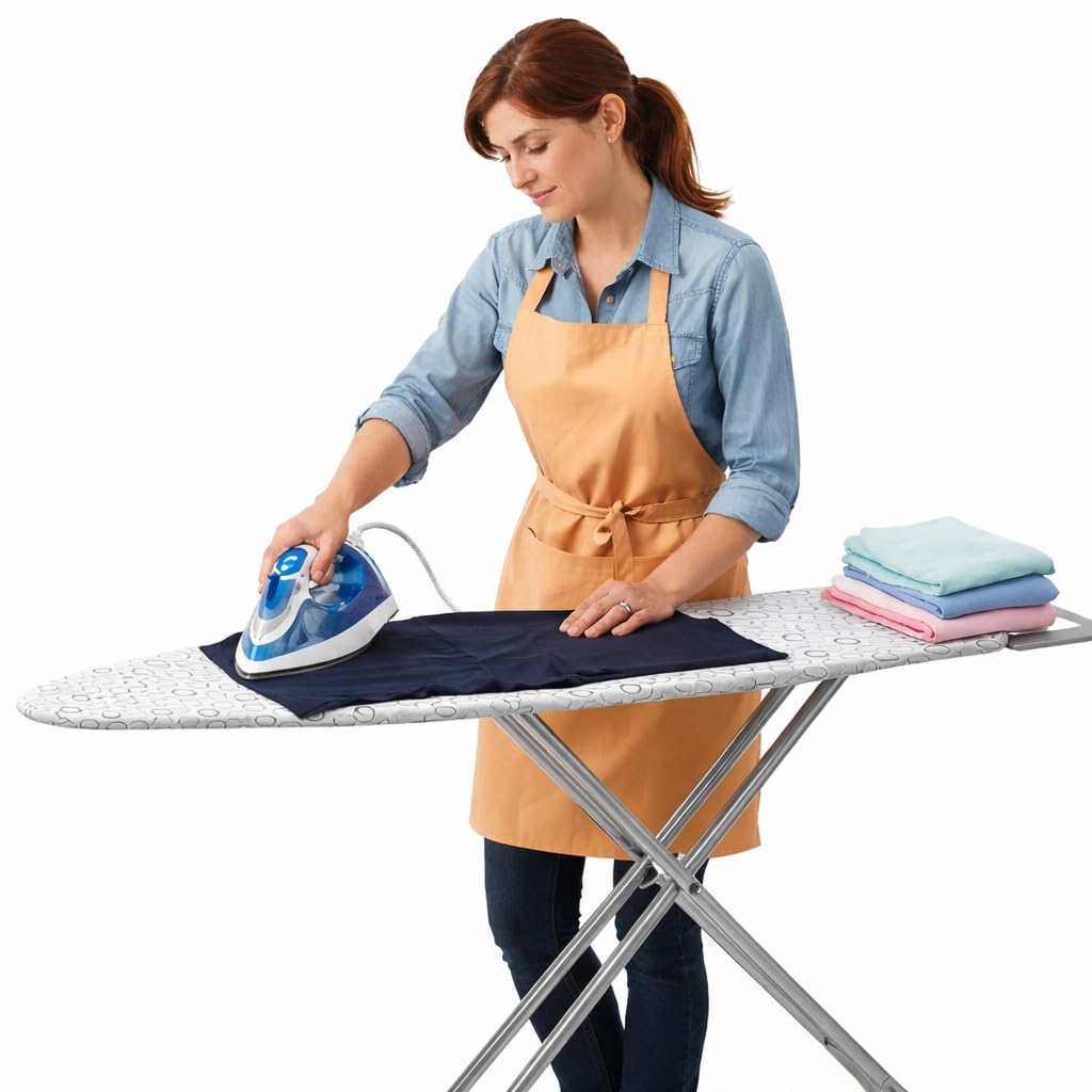 Tabla de Planchar- Envio 24h - Altura Regulable | Reposa-Planchas | Funda Resistente y Tabla Ligera | Medidas: (Medium 113x34x5.5 cm) | Patas Antideslizantes (M)