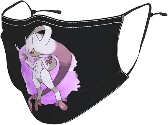 Amazon ポケモン ミュウツー 4 子供用洗える接触冷感マスク タイプ 繰り返し使える 呼吸しやすい 耳ひも調節可 通用 ドラッグストア