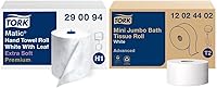 Vista 20 de Tork Matic - Rollo de toalla de mano suave color blanco H1, avanzado, de alta absorción, 6 rollos x 900 pies, 290095