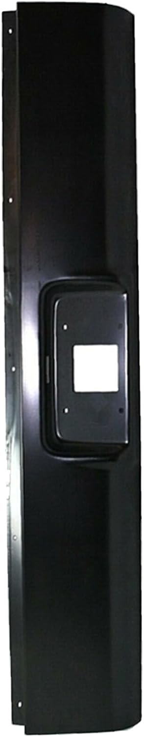 Rear Steel Bumper Roll Pan with License Plate Light Replacement for 1999-2007 Silverado/Sierrra