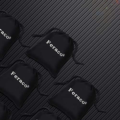 Feraco Anchor Necklace For Men Vintage Navy Nautical Pirate Pendant Stainless Steel Anchor Chain Necklace, 21.6 Inch Black #TOP7