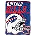 Produktbild The Northwest Company NFL Buffalo Bills 40-Yard Dash Micro Raschel Überwurf Plüschdecke 117 x 152 cm , Königsblau