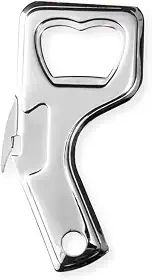 Abridor de Latas e Garrafas Aço Inox Tradicional 9 Cm