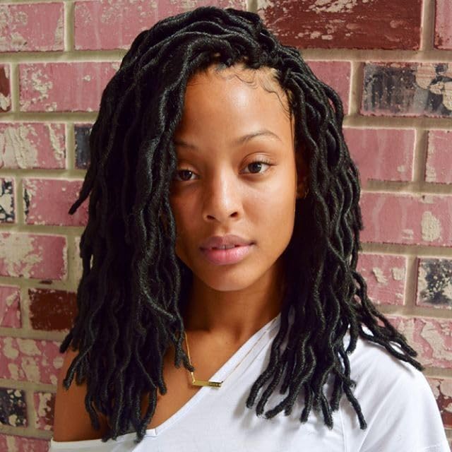 Miniatura 2 de Gypsy - Rastas de pelo sintético de ganchillo de 14 pulgadas, 6 paquetes de trenzas de ganchillo suaves de diosa, trenzas de ganchillo rizadas para