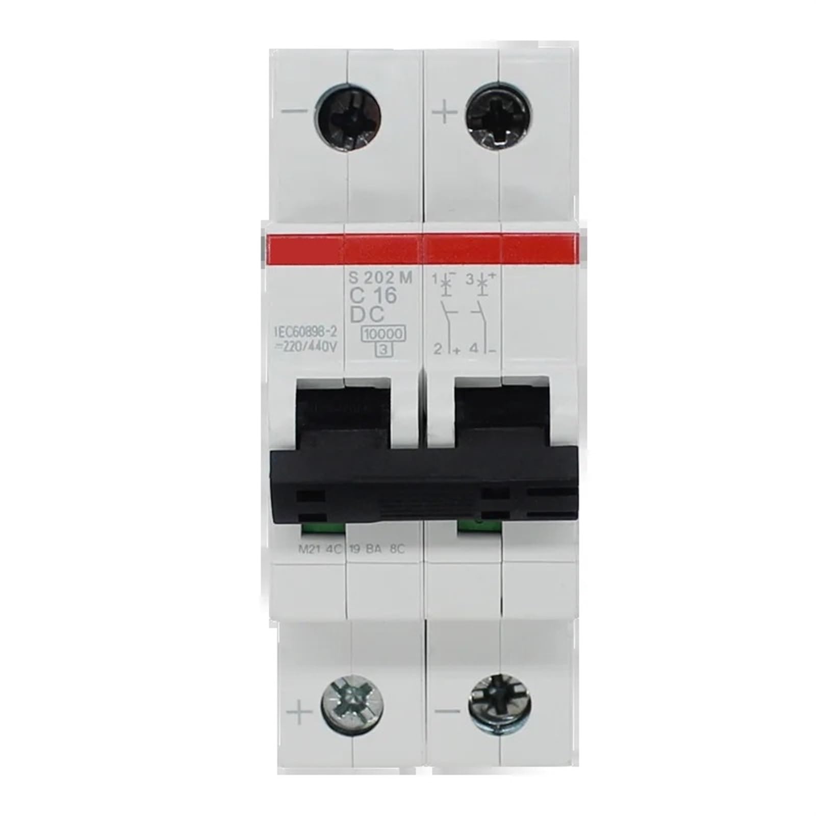Disjoncteur miniature S200-MDC S202M-C6DC 2P pour tableau électrique - 6