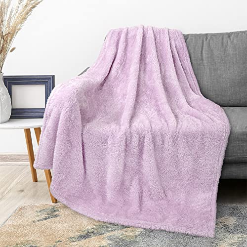Best Light Purple Throw Blanket