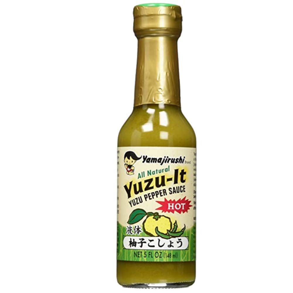 Yamajirushi Japanese Yuzu-it Yuzu Pepper Sauce 5oz, Yuzu Citrus Hot Sauce (2 Pack)