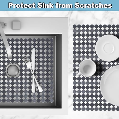 Protector para Lavabo de Cocina PVC Gris 15.7 x 11.8 pulgadas miniatura 6