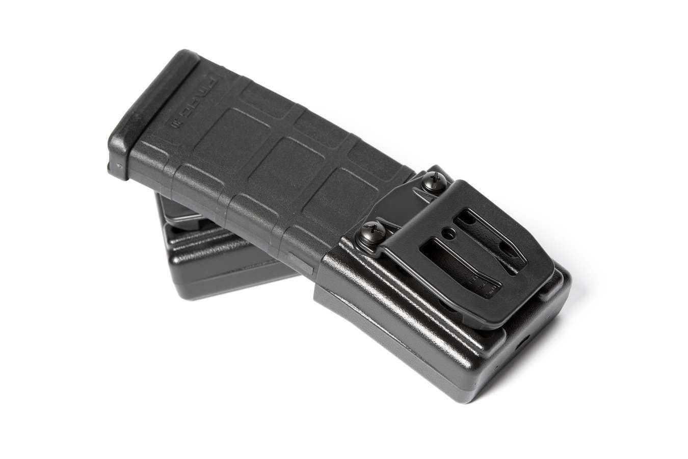 Lictor M4 Magazine Pouch SM with Belt Clip, Magazine Holder Compatible with AR/M4 Magazines | ARSMCUBK1.5BC