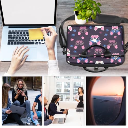 Bolsa para laptop 15 pulgadas con correa ajustable miniatura 6