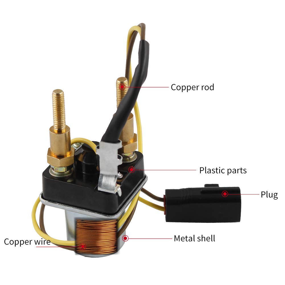 Road Passion Relé De Solenoide De Arranque para Kawasaki JT1200 JETSKI 1200 STX-R A1/A2/C1/C2 2002-2005 / JT1200 JETSKI STX-12F B1/B2/D1/D6F/D7F 2003-2007